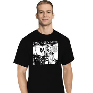 Daily_Deal_Shirts T-Shirts, Tall / Large / Black Uncanny Merc