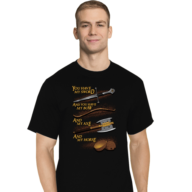 Daily_Deal_Shirts T-Shirts, Tall / Large / Black Holy Ring