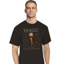 Load image into Gallery viewer, Secret_Shirts T-Shirts, Tall / Large / Black Ugly Leg Sweater

