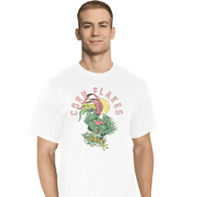 Load image into Gallery viewer, Shirts T-Shirts, Tall / Large / White Corn Flakes
