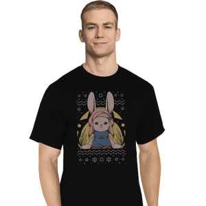 Shirts T-Shirts, Tall / Large / Black Loporrit Christmas