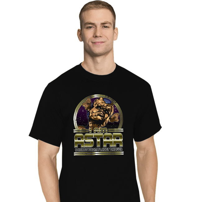 Daily_Deal_Shirts T-Shirts, Tall / Large / Black Astar From Planet Danger