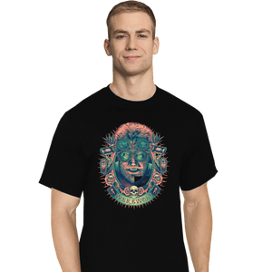 Shirts T-Shirts, Tall / Large / Black Glowing Werewolf