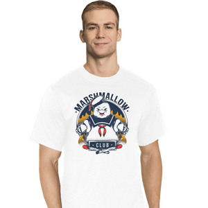 Shirts T-Shirts, Tall / Large / White Marshmallow Club