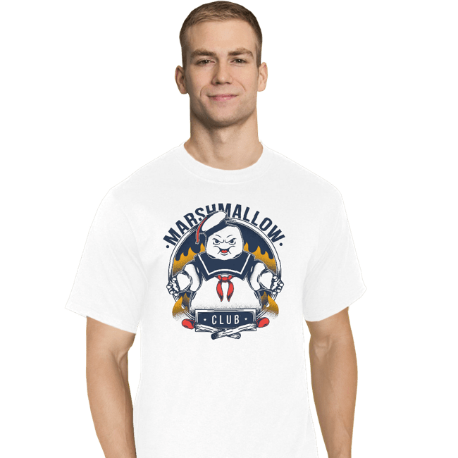 Shirts T-Shirts, Tall / Large / White Marshmallow Club