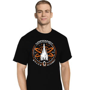 Secret_Shirts T-Shirts, Tall / Large / Black Normandy Space Academy