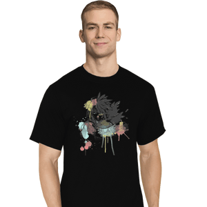 Shirts T-Shirts, Tall / Large / Black Howl Watercolor