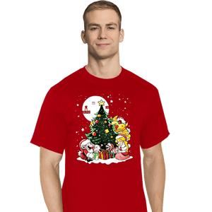 Daily_Deal_Shirts T-Shirts, Tall / Large / Red Super Christmas
