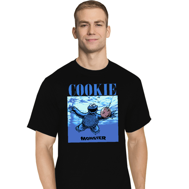 Daily_Deal_Shirts T-Shirts, Tall / Large / Black Never Cookie