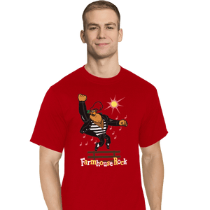 Shirts T-Shirts, Tall / Large / Red Farmhouse Rock