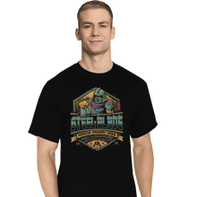 Load image into Gallery viewer, Daily_Deal_Shirts T-Shirts, Tall / Large / Black Steel Blade Lager
