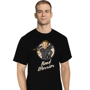 Shirts T-Shirts, Tall / Large / Black Road Warrior