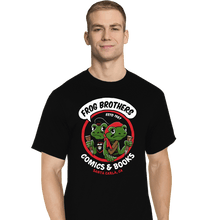 Load image into Gallery viewer, Shirts T-Shirts, Tall / Large / Black Frog Brothers Comics
