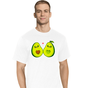Shirts T-Shirts, Tall / Large / White Avocados Love