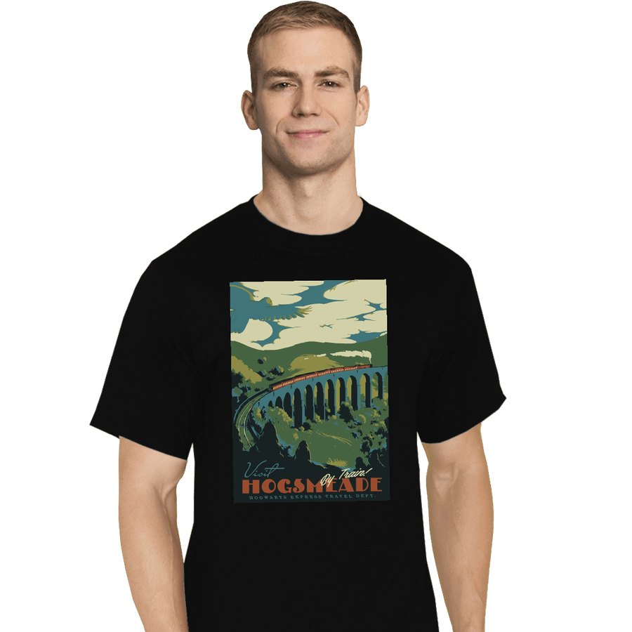Shirts T-Shirts, Tall / Large / Black Visit Hogsmeade