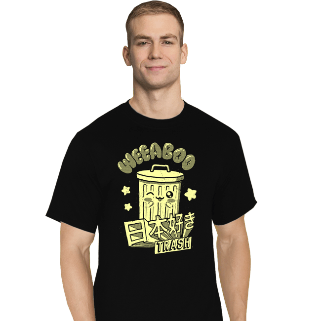 Secret_Shirts T-Shirts, Tall / Large / Black Weaboo Trash
