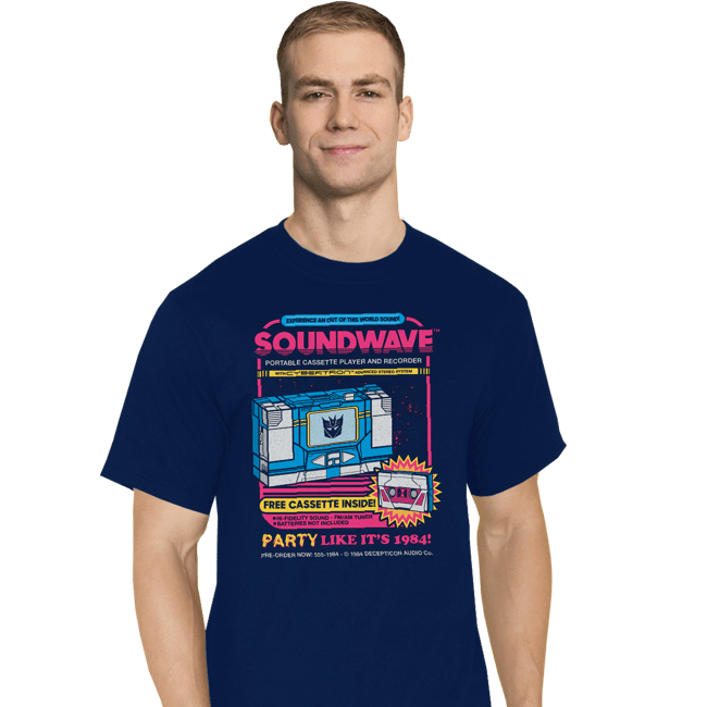 Secret_Shirts T-Shirts, Tall / Large / Navy Pump Up The Volume
