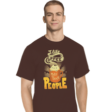 Load image into Gallery viewer, Shirts T-Shirts, Tall / Large / Black I Like Coffee
