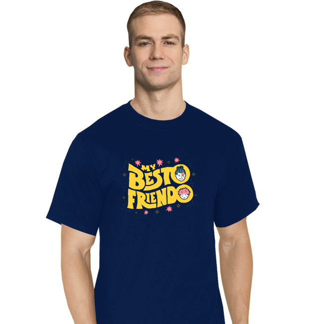 Shirts T-Shirts, Tall / Large / Navy My Besto Friendo