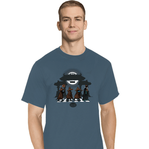 Daily_Deal_Shirts T-Shirts, Tall / Large / Indigo Blue Warrior Society