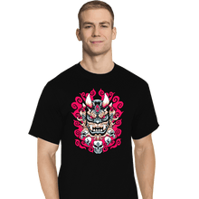 Load image into Gallery viewer, Shirts T-Shirts, Tall / Large / Black Demon Mask
