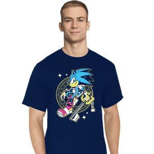 Daily_Deal_Shirts T-Shirts, Tall / Large / Navy Sonic Kingdom Hearts