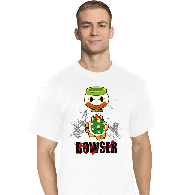 Secret_Shirts T-Shirts, Tall / Large / White Akira Bowser
