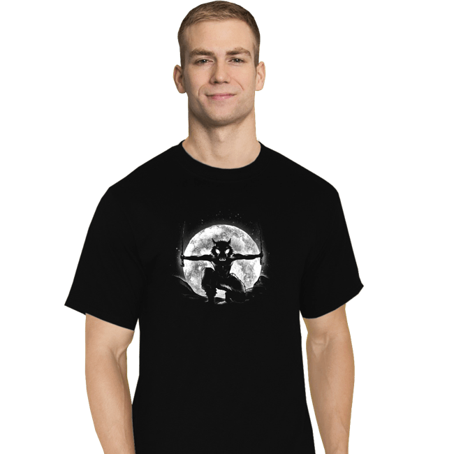 Shirts T-Shirts, Tall / Large / Black Moonlight Inosuke