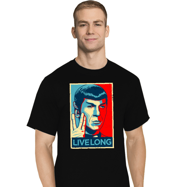 Daily_Deal_Shirts T-Shirts, Tall / Large / Black Live Long