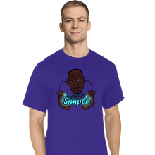 Load image into Gallery viewer, Shirts T-Shirts, Tall / Large / Royal Blue Keep It Simple
