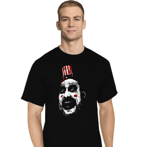 Shirts T-Shirts, Tall / Large / Black Captain Spaulding