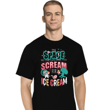 Load image into Gallery viewer, Daily_Deal_Shirts T-Shirts, Tall / Large / Black Scream for Ice Cream
