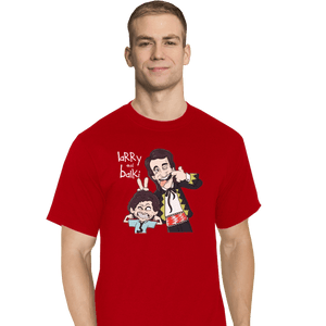 Shirts T-Shirts, Tall / Large / Red Larry And Balki