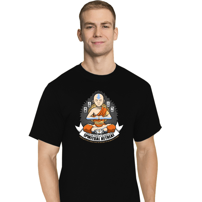 Shirts T-Shirts, Tall / Large / Black Spiritual Retreat
