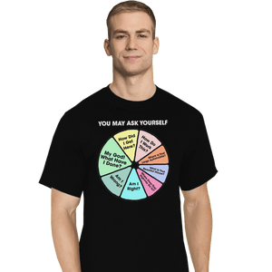 Shirts T-Shirts, Tall / Large / Black Once In A Lifetime Pie Chart