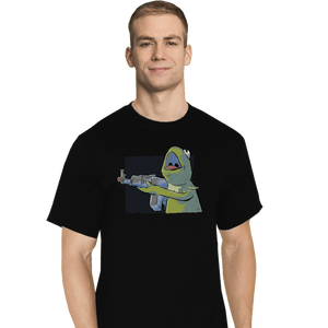 Shirts T-Shirts, Tall / Large / Black Frog Gun