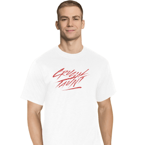 Shirts T-Shirts, Tall / Large / White Crucial Taunt