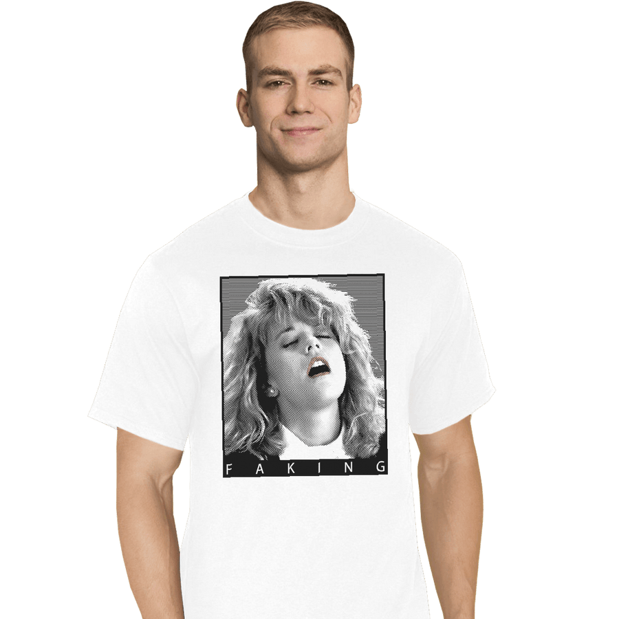 Shirts T-Shirts, Tall / Large / White Faking