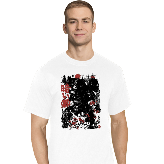 Daily_Deal_Shirts T-Shirts, Tall / Large / White Vader Shogun