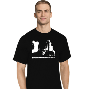 Secret_Shirts T-Shirts, Tall / Large / Black Bad Motherfcker