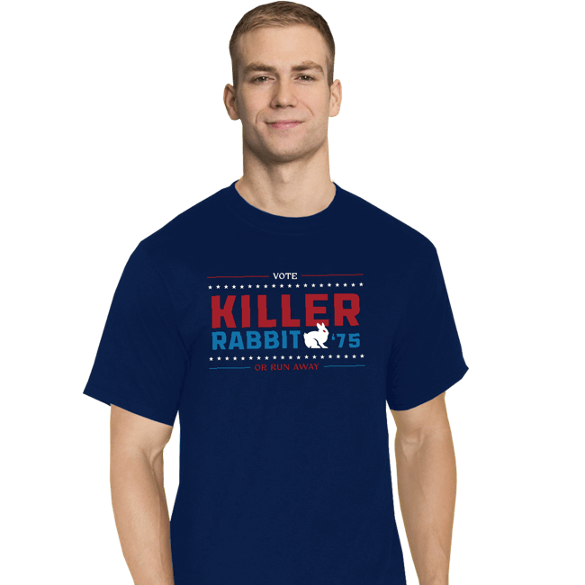 Shirts T-Shirts, Tall / Large / Navy Vote Killer Rabbit