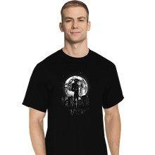 Load image into Gallery viewer, Shirts T-Shirts, Tall / Large / Black Moonlight Cowboy
