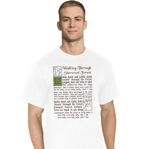 Shirts T-Shirts, Tall / Large / White Sherwood Forest