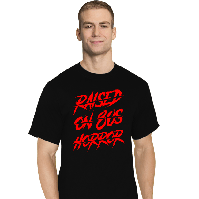 Daily_Deal_Shirts T-Shirts, Tall / Large / Black 80s Horror