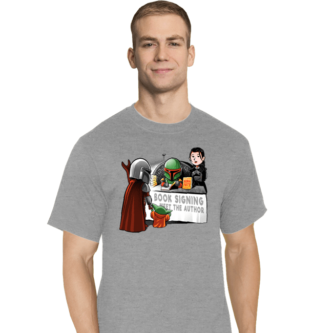 Daily_Deal_Shirts T-Shirts, Tall / Large / Sports Grey Book Signing