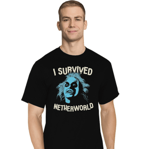 Shirts T-Shirts, Tall / Large / Black Netherworld Survivor