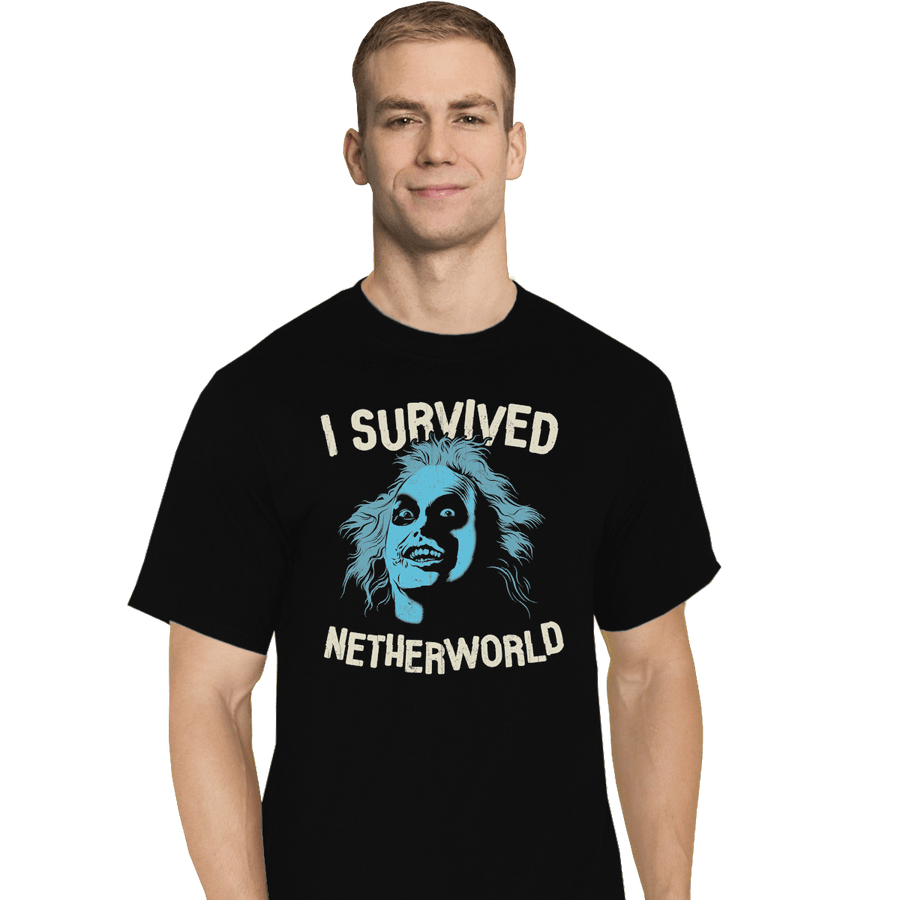 Shirts T-Shirts, Tall / Large / Black Netherworld Survivor