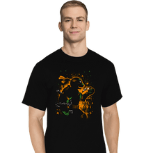Load image into Gallery viewer, Daily_Deal_Shirts T-Shirts, Tall / Large / Black Playful Ninja
