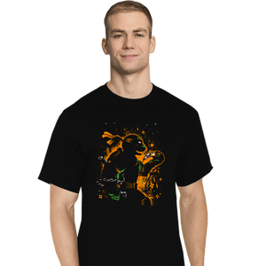 Daily_Deal_Shirts T-Shirts, Tall / Large / Black Playful Ninja