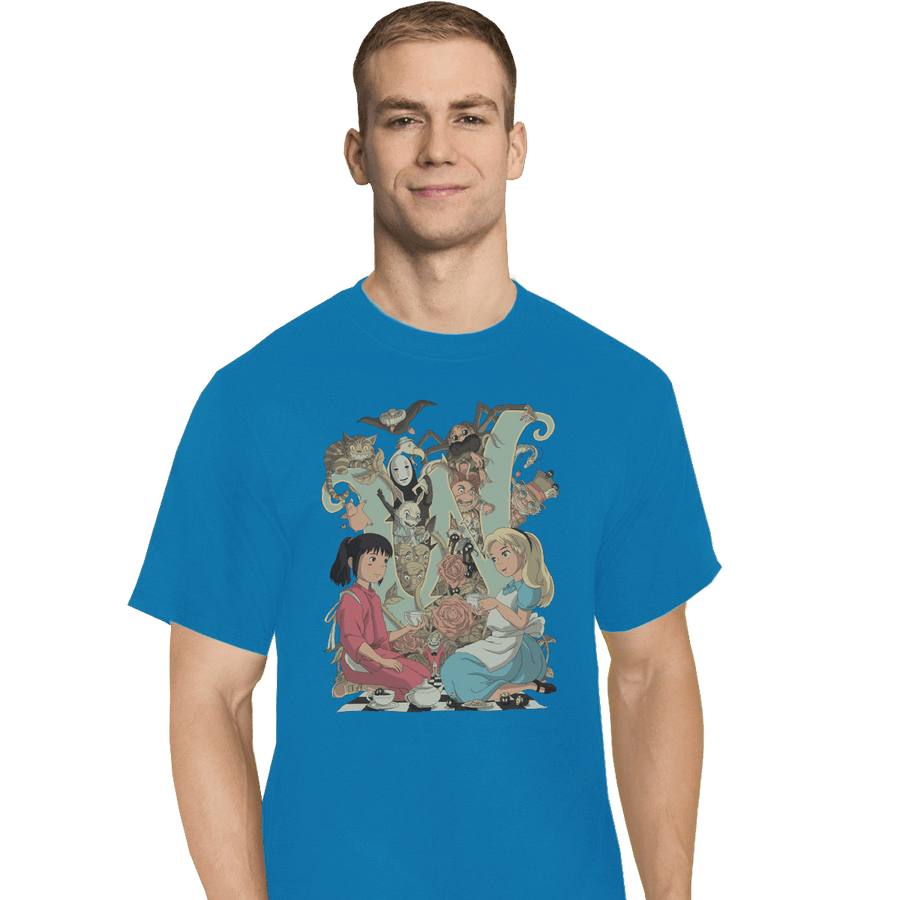 Shirts T-Shirts, Tall / Large / Royal Blue Wonderlands